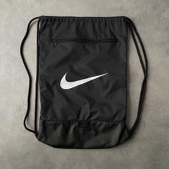 【美品】NIKE Gym Sack archive バッグ 黒 ロゴ BI48