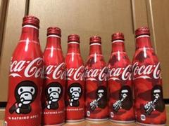 コカコーラ A BATHING APE デザイン スリムボトル缶 6本セット