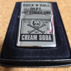 ‼️売り切り‼️⭐︎レア⭐︎ZIPPO【中古】CREAM SODAクリームソーダ　ジッポ 楽天市場】CREAM SODAクリームソーダ◇CS 角ドクロZippo◇PD18GS