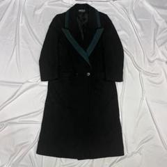 vintage bicolor double chester coat