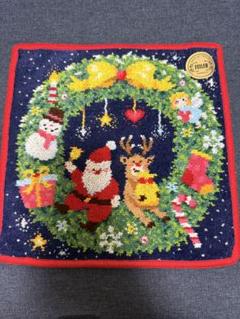 フェイラー新品　 大判　ウォッシュタオル　クリスマス柄　ハンカチ　オーナメント柄 フェイラー新品 大判 ウォッシュタオル クリスマス柄 ハンカチ