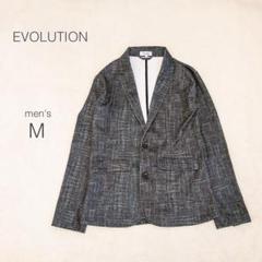 エボリューション テーラードジャケット ジャージ プリント柄【M】ストレッチ