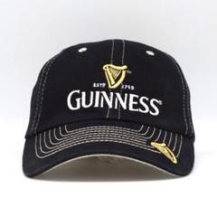 GUINNESS Beer ギネスビール 企業 刺繍 キャップ 古着 ブラック