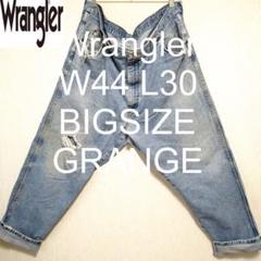 W44 L30 Wrangler グランジ ダメージ ビッグ デニム ヒゲのサムネイル