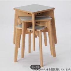 本物の NITORI × BEAMS DESIGN スタッキングスツール 2脚セット - メルカリ スツール