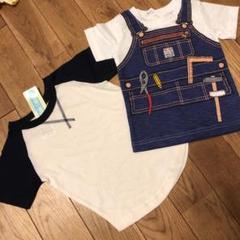 半袖Tシャツ 男の子 だまし絵 90センチ