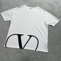 ヴァレンティノ 半袖Tシャツ ロゴ ホワイト L