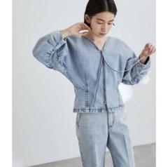 ADAM ET ROPE　デニムブラウス　完売品　前後2way　洗える　Ｆサイズ m43810437454_1.jpg?1742911415