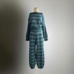 .ヨーロッパ ヴィンテージ ニット ロンパース ジャンプスーツ 60s 70s