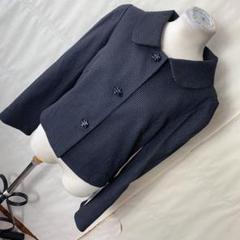 新品 Jocomomola テーラージャケット ブラック×ベージュ
