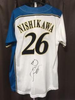 日本ハムファイターズ西川遥輝サイン入りユニフォーム
