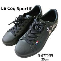 Le Coq Sportif スニーカー ブラック25cm メンズレディース