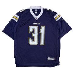 NFLチャージャーズ リーボック ゲームシャツ アメフト ユニフォーム 90s