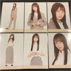 鈴木絢音 ビッグシャツ チェックセットアップ 乃木坂46 生写真 コンプ