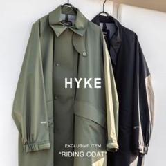 HYKE 【ほぼ未使用　美品ロングコート 】定価81000円　ブラック 楽天市場】hyke コート 中古の通販