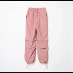 未使用　SHISHIKUI 　パラシュートPANTS NEW PINK S