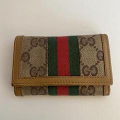 ^*^様 Gucci GGパターン キーケース ベージュ