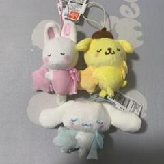 サンリオキャラクターズ おひるねベビーマスコット ポムポムプリン チアリーチャム
