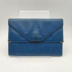 ニナリッチ　折財布　財布　ウォレット　ブルー