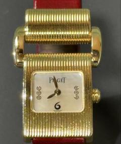 Piaget ピアジェ ミスプロトコール K18YG シェル文字盤 6Pダイヤ