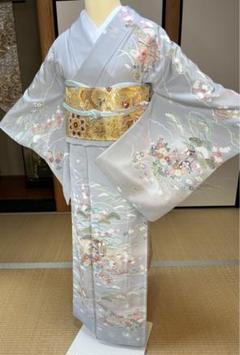 訪問着レンタル：最高級 金彩箔 訪問着（正倉院華紋）
