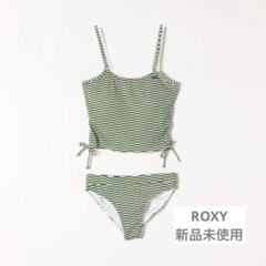 お値下げしました‼️ROXY 水着　ビキニ　プリント リブ スイムウェア
