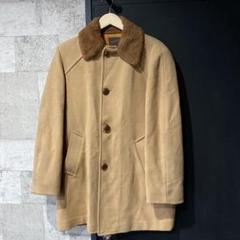 【美品】PENDLETON ペンドルトン ランチコート ベージュ Pコート 70's~ PENDLETON Ombre Plaid Wool Coat 70年代 ペンドルトン