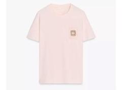 ZARA ブローチディテール付Tシャツ　ピンク　Mのサムネイル