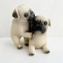 パグ　置物　インテリア　犬