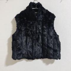 USED USA古着 ベージュ シャギーベスト フェイクファー vintage 送料無料 百貨店 USED USA古着 vintage フェイクファー シャギー