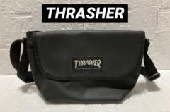 THRASHER スラッシャー ショルダーバッグ 黒 送料無料 匿名配送のサムネイル