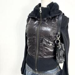 y2k✨️ BURBERRY BLUE LABEL リバーシブル ボア ベスト y2k✨️ BURBERRY BLUE LABEL リバーシブル ボア ベスト - メルカリ