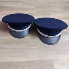 新品】2個セット 61号警備 制帽 紺色 ネイビー 警備 - メルカリ