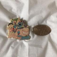 【新品・未使用】スティッチ ビーチサンダル ピンバッジ 未使用】 スティッチ ビーチサンダル サンダル 24.5cm リロ
