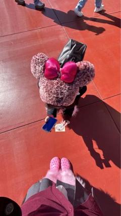 ファンキャップ　ミニー豹柄♡ディズニー ディズニーミニーちゃんヒョウ柄ファンキャップ