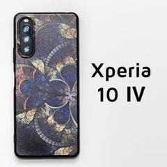 Xperia 10 Ⅳ カバー モザイク柄