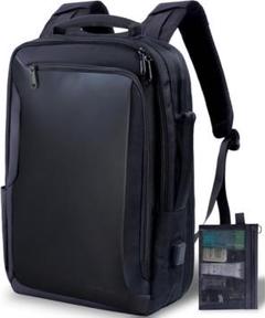 ⭐️2way ビジネスリュック メンズ ブラック25L USBポート付 大容量