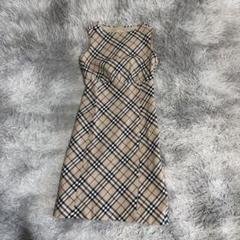 ✨激レア♡ノバチェック✨バーバリーブルーレーベル　ワンピースコート　レザー BURBERRY BLUE LABEL(バーバリーブルーレーベル) / ノバチェック