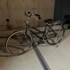FUJI レトロ　自転車 ネイビー 26インチ FUJI レトロ 自転車 ネイビー 26インチ - メルカリ