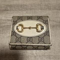 GUCCI ミニ財布　インターロッキング　ホースビット　GG 二つ折り財布