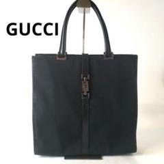 GUCCI グッチ ジャッキートートバッグ A4収納 ナイロン レザー
