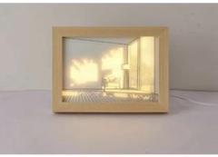 絵画ナイトライト テーブルランプ 照明器具 ベッドサイドインテリア