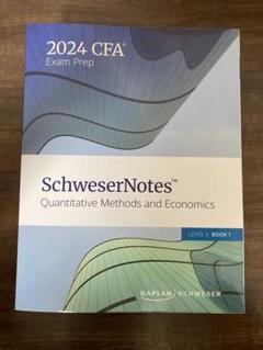 2024年版CFA Level2 Schweser Note 5冊+1枚 s-l400.jpg
