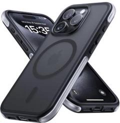 Lamicall iPhone 15 Pro ケース Magsafe対応 半透明