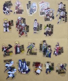 NARUTO DAISO クリアステッカー　25枚セット
