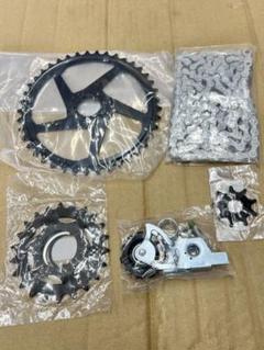 パナソニック電動自転車用 純正部品チェーン周り一式オーバーホール26インチ パナソニック電動自転車用 純正部品チェーン周り一式