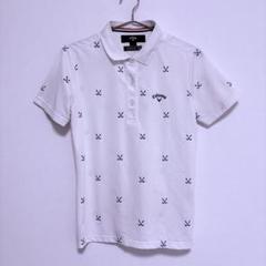 callaway レディースM ポロシャツ　総柄　馬　ゴルフ　英字　英語 キャロウェイ Callaway Golf ポロシャツ⛳️ヤシの木柄