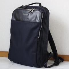 samsonite ジェットビス リュック ネイビー レザー