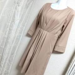新品SOUP ワンピースクリーム色シアー Mサイズ春夏