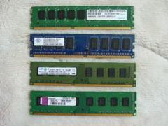 中古動作品 デスクトップPC用メモリ いろいろ4枚セット
